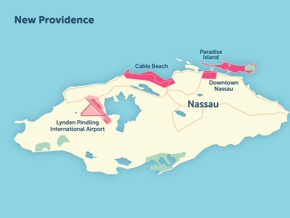 Map Of Nassau Paradise Island, Bahamas Nassau Paradise, 50% OFF